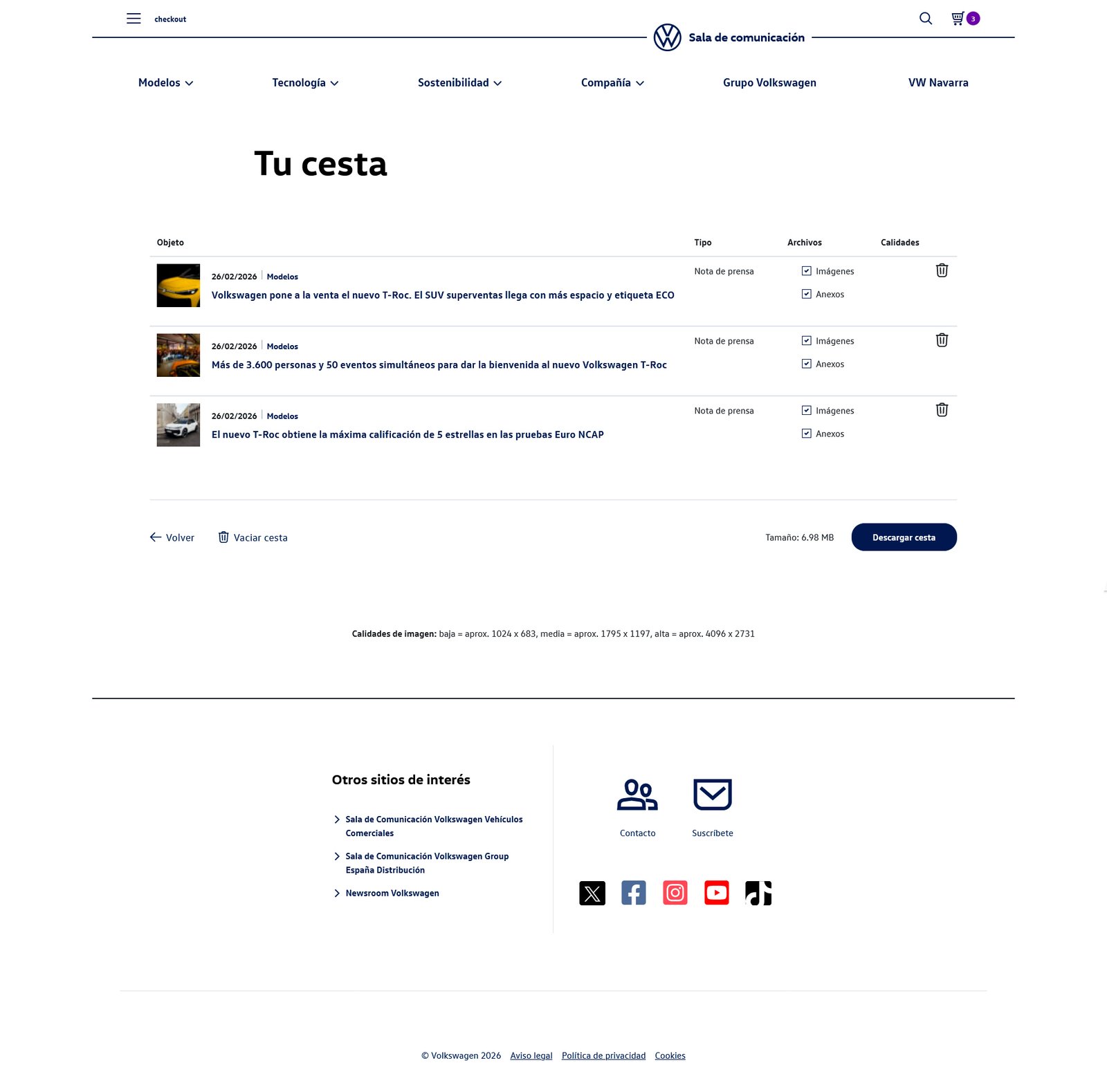 Volkswagen - Sala de Comunicación